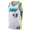 Män Indiana Pacers Tröja Pascal Siakam Nike 2024-25 City Edition Vit Swingman